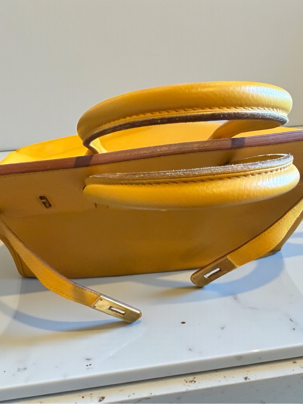 Hermès Birkin 35 — Yellow Epsom GHW | 2017 | Good Condition - Picture 14 of 16